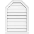 Octagonal Top Surface Mount PVC Gable Vent C30609