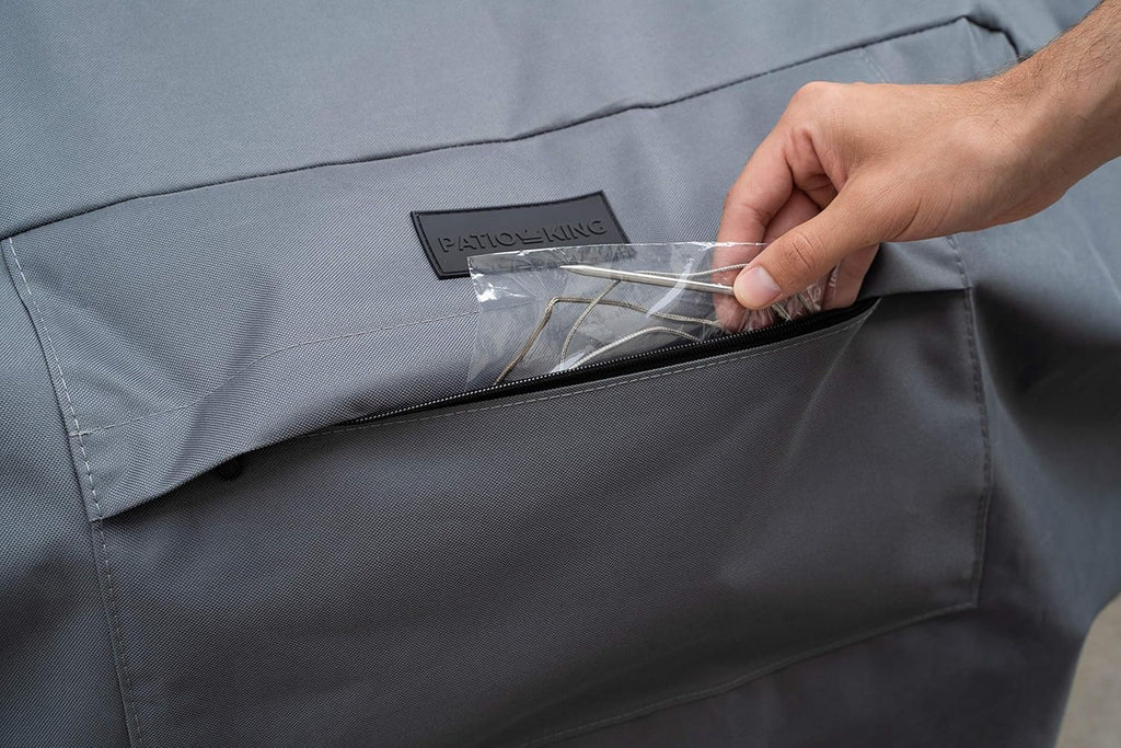 Gray Heavy Duty All-Weather Pellet Grill Cover E543