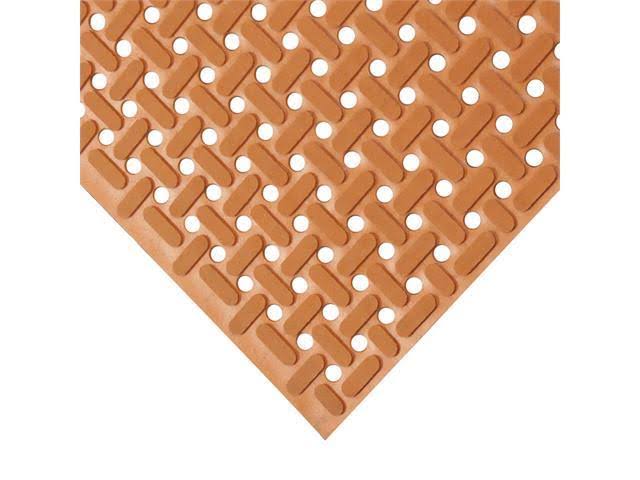 3/8 in x 34 in x 6 ft Red Non-Slip Nitrile Rubber Matting V47773
