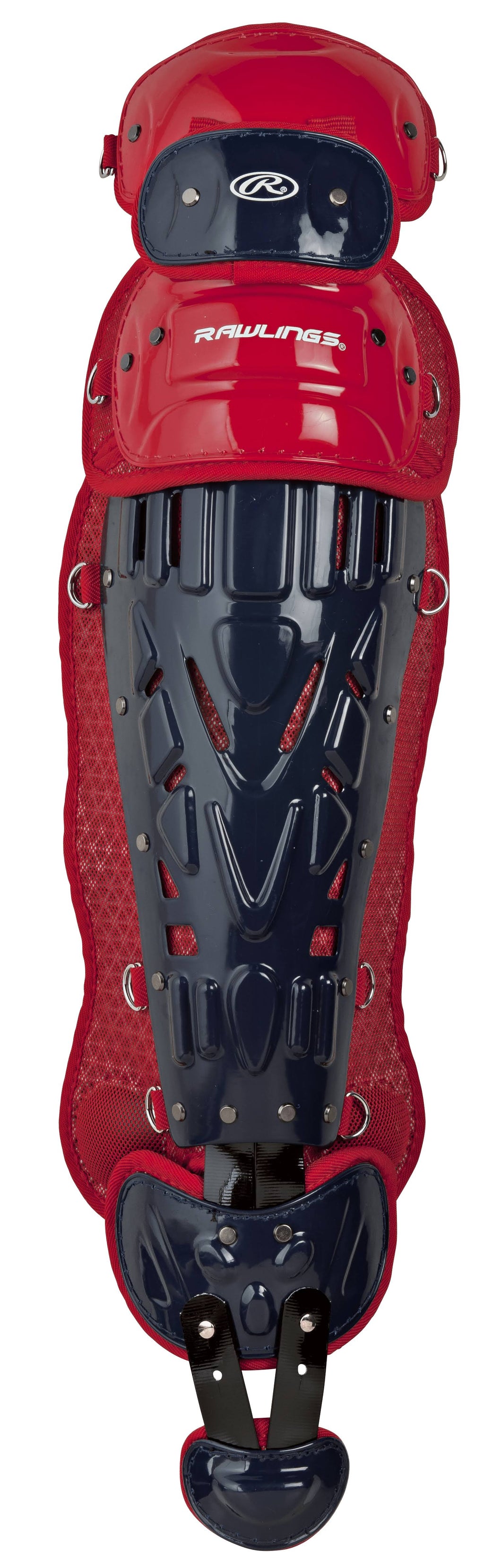 Navy Scarlet Leg Guards A762