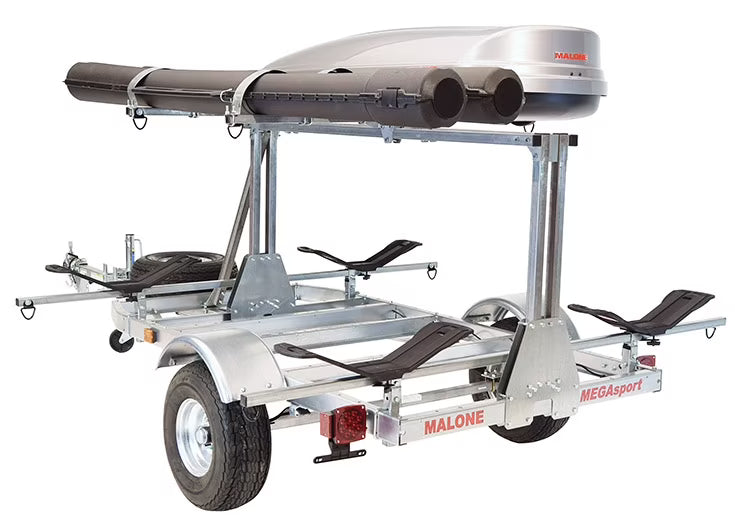 Low Bed Trailer package with Spare, MegaWings, Cargo Box, Rod Tubes K829033