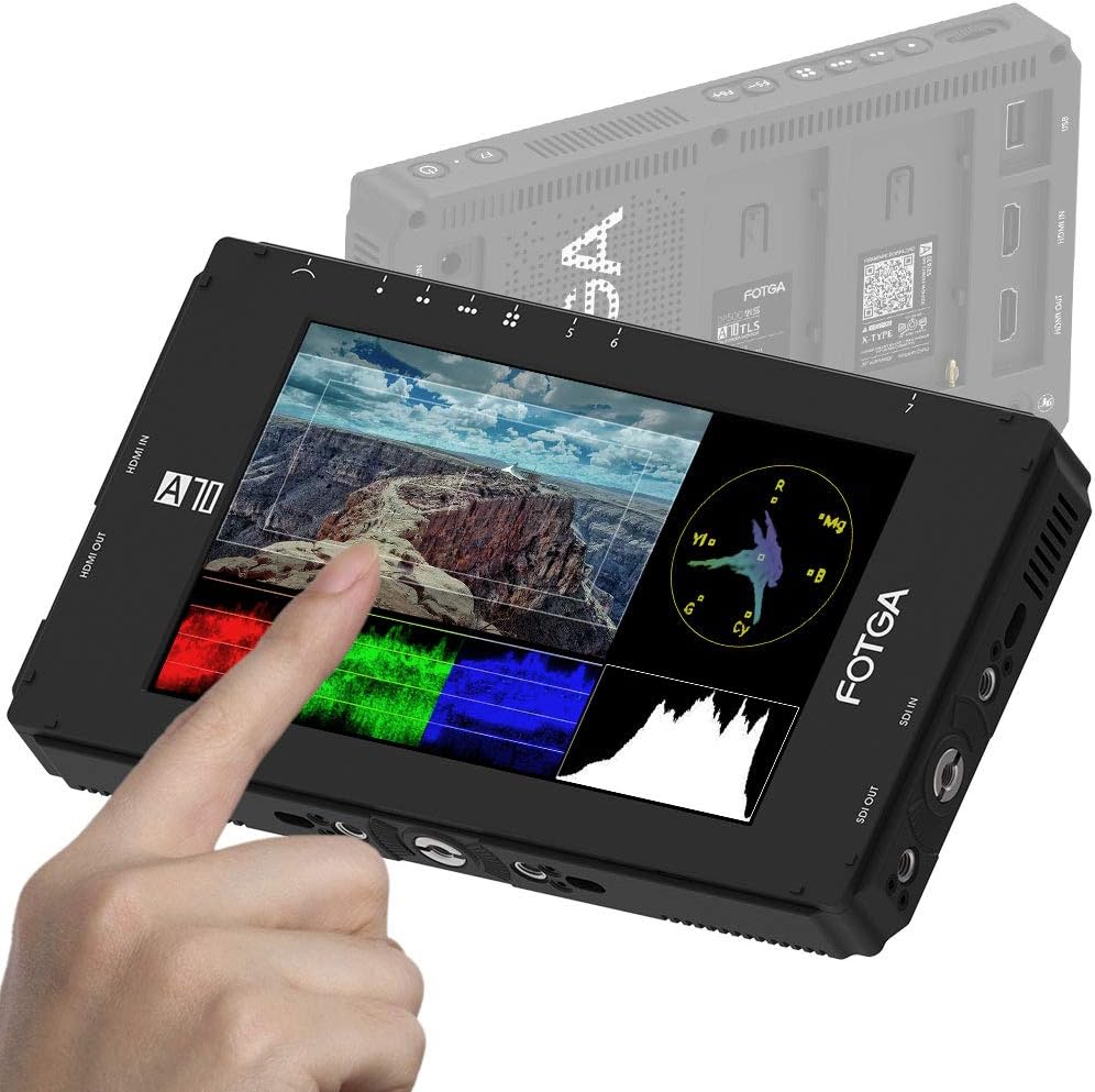 7 Inch FHD IPS Touch Screen Field Monitor with HDMI 4K Input/Output S133
