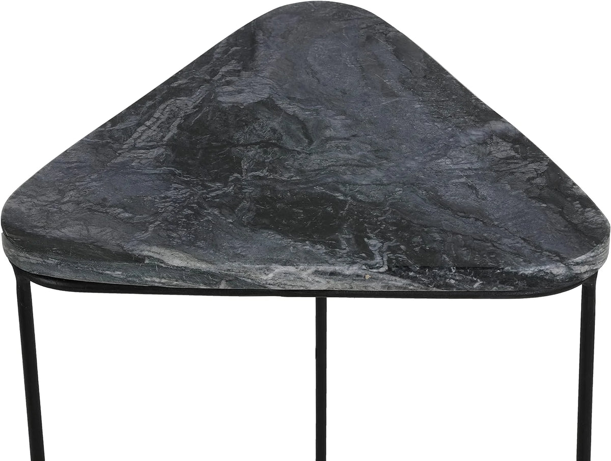Black 2Pc Nesting Accent Tables J163