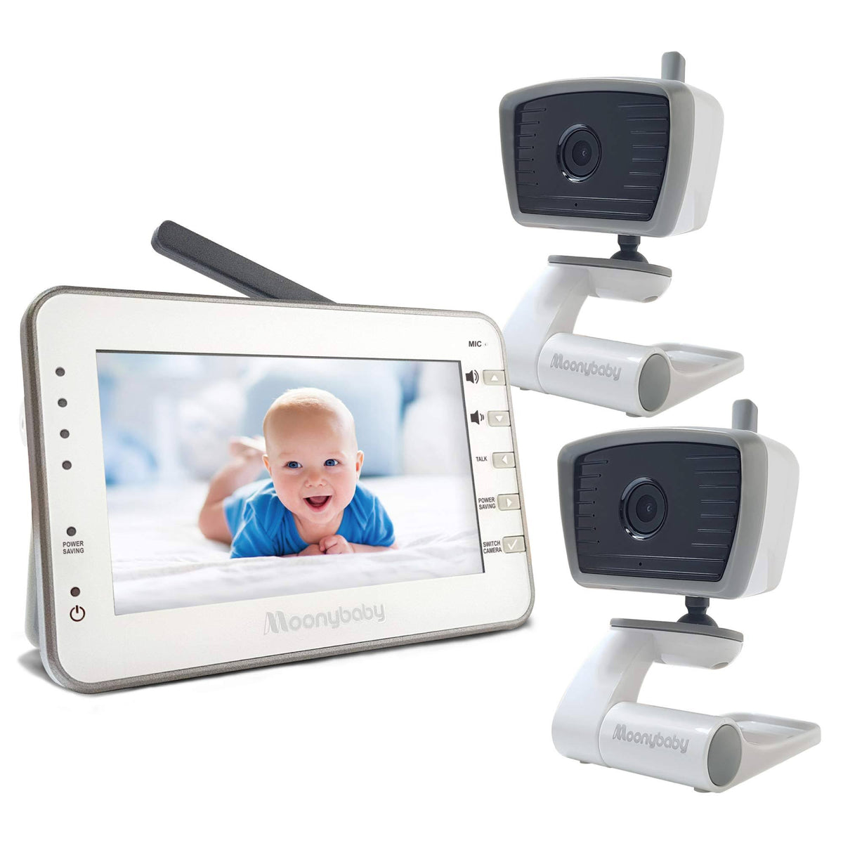 4.3 Inches LCD Video Baby Monitor with 2 Portable Cameras Z778316