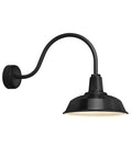 Gloss Black Outdoor Wall Sconce K43316