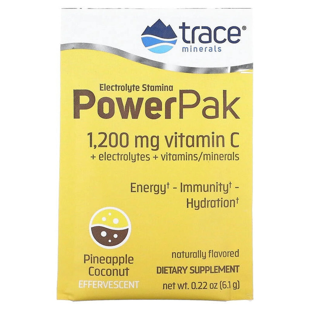 Electrolyte Stamina PowerPak Pineapple Coconut 30 Packets 0.22 oz J555