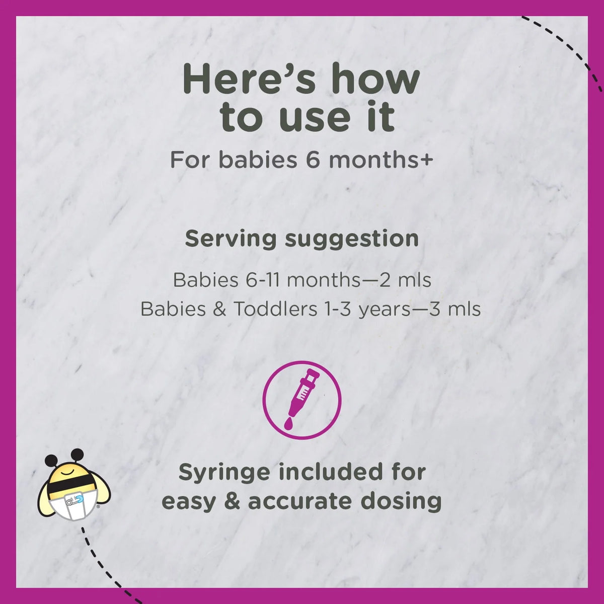 Grape 2oz Baby Immune Support with Zinc I330023