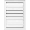 PVC Gable Vent with Brickmould R86337