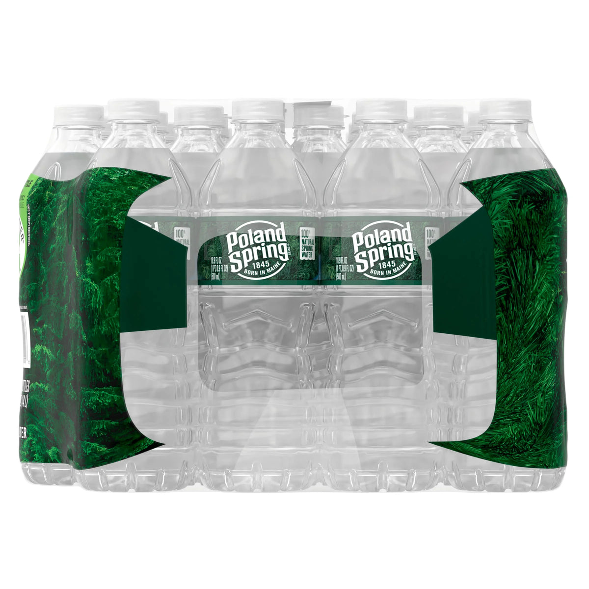 16.9-ounce Natural Spring Water Plastic Bottles (Pack of 28) C92777