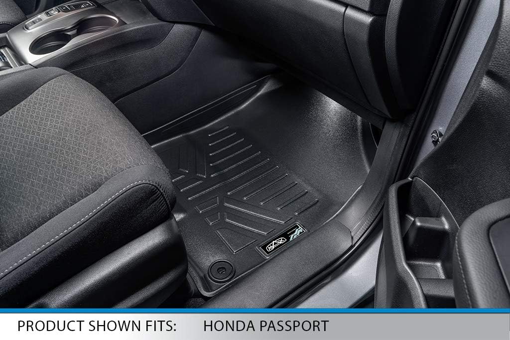 Custom Fit Floor Mats 2 Rows and Cargo Liner Set Black F7720