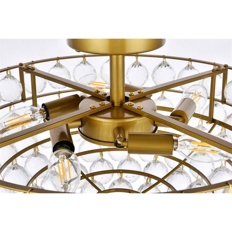 Brass Flush Mount B332