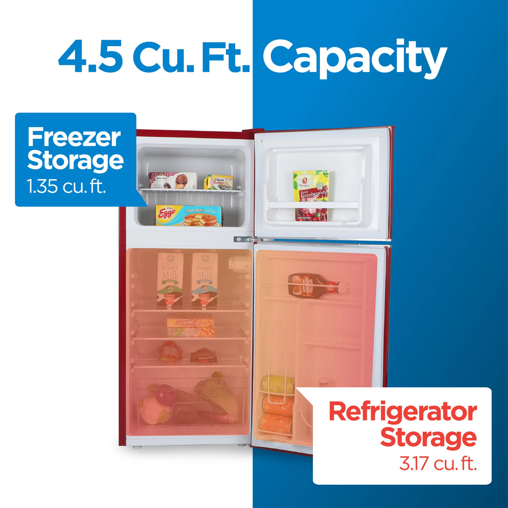 Freestanding Mini Fridge with Freezer X262