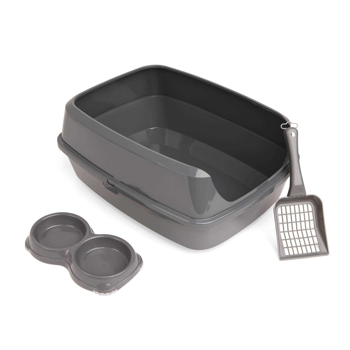 Grey Litter Box Starter Bundle N739118