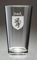 Irish Coat of Arms Pint Glasses Set of 4 L7137