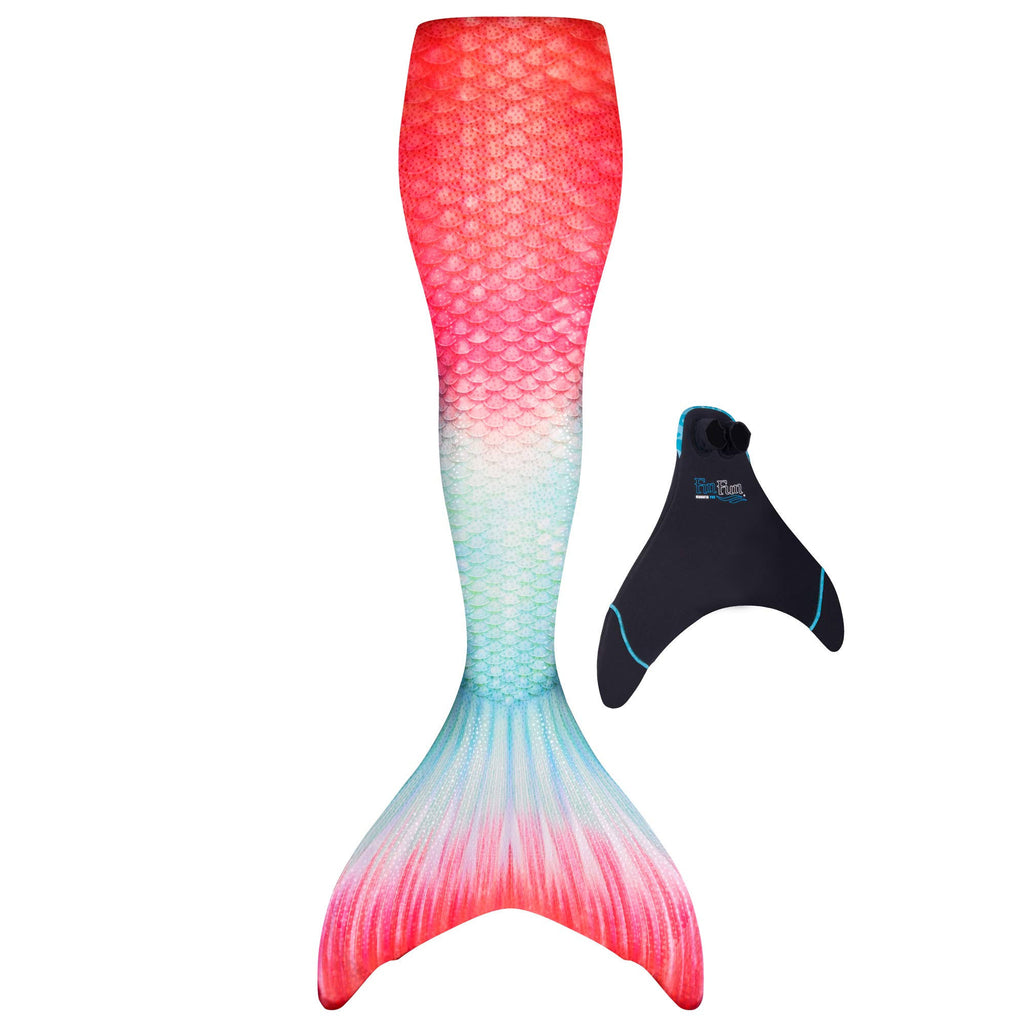 Mermaid Tail with Monofin for Swimming, Adult Sizes L4574