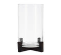 Bronze Glass Candleholders D252324