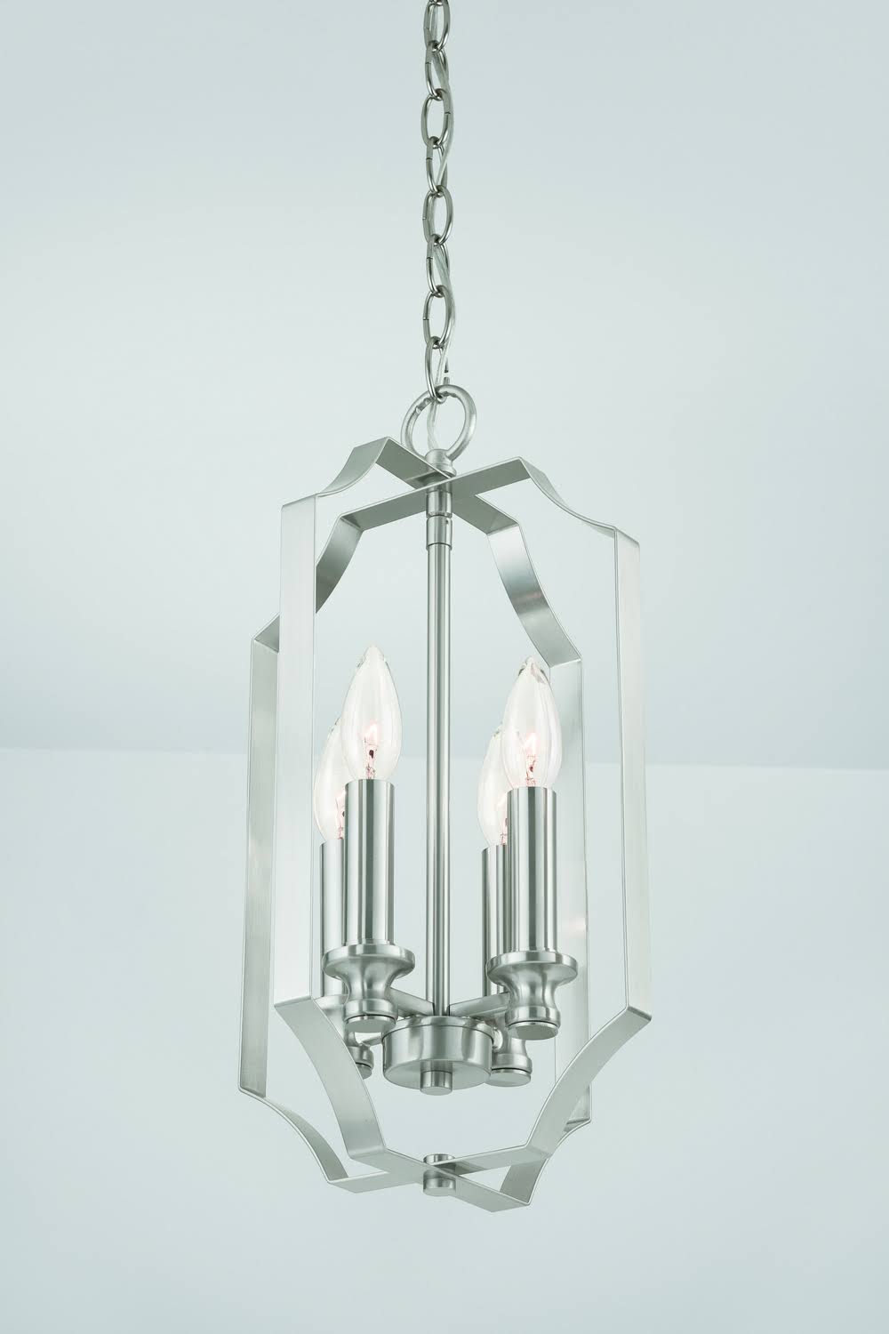 4 Light Brushed Nickel Foyer X640425