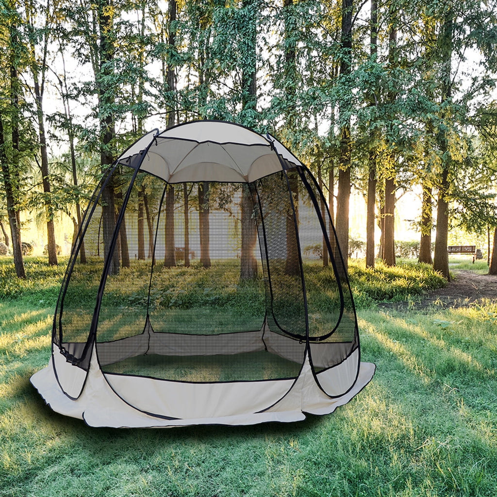 Pop Up Gazebo Tent With Screen Mesh D204365