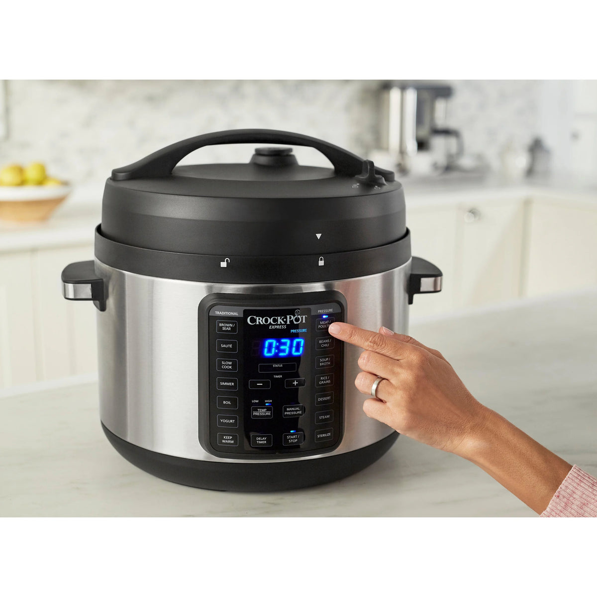 10 Qt Stainless Steel Pressure Cooker P5865