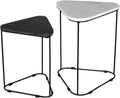 Black 2Pc Nesting Accent Tables J163
