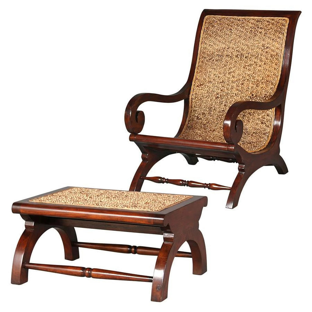 Plantation Chair and Footstool V270
