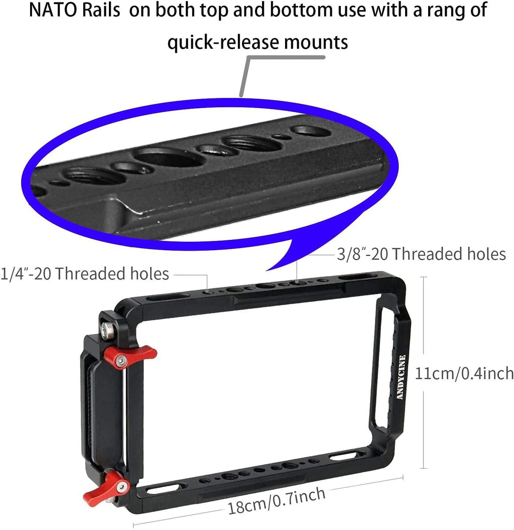 Monitor Cage with Sunhood and NATO Rails O43153