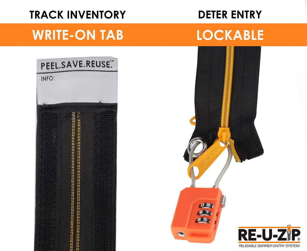 Red Reusable Dust Barrier Zipper 6 Pack B335808