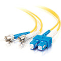 15m SC Duplex Singlemode Fiber Optic Cable Yellow Z4797
