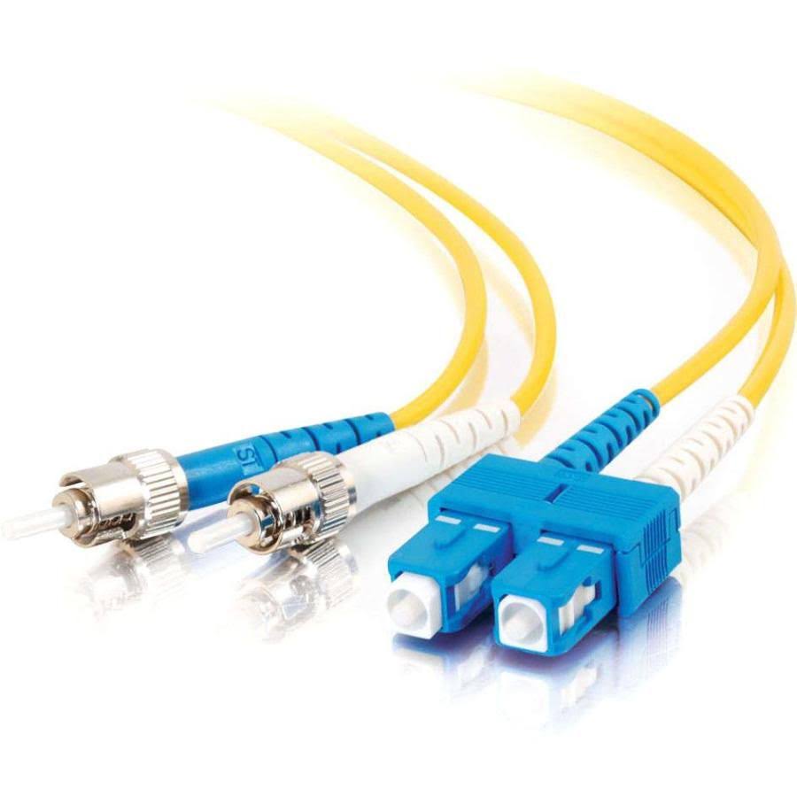 15m SC Duplex Singlemode Fiber Optic Cable Yellow Z4797