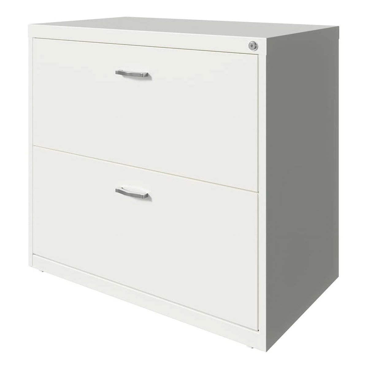 White 2 Drawer Metal Filing Cabinet Set of 2 Y291