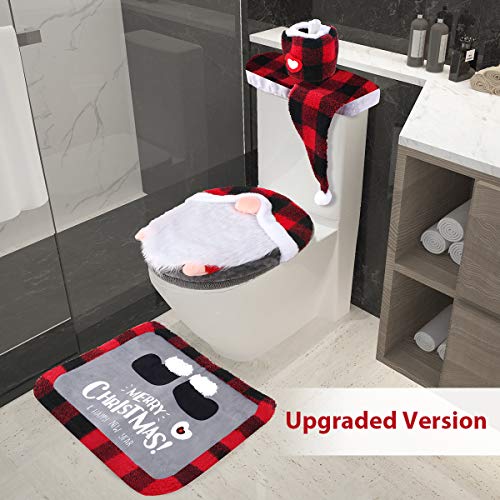 Set of 5 Toilet Seat Cover and Rug Set A247