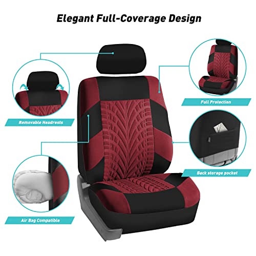 Gray Cloth Full Set Car Seat Covers Z808