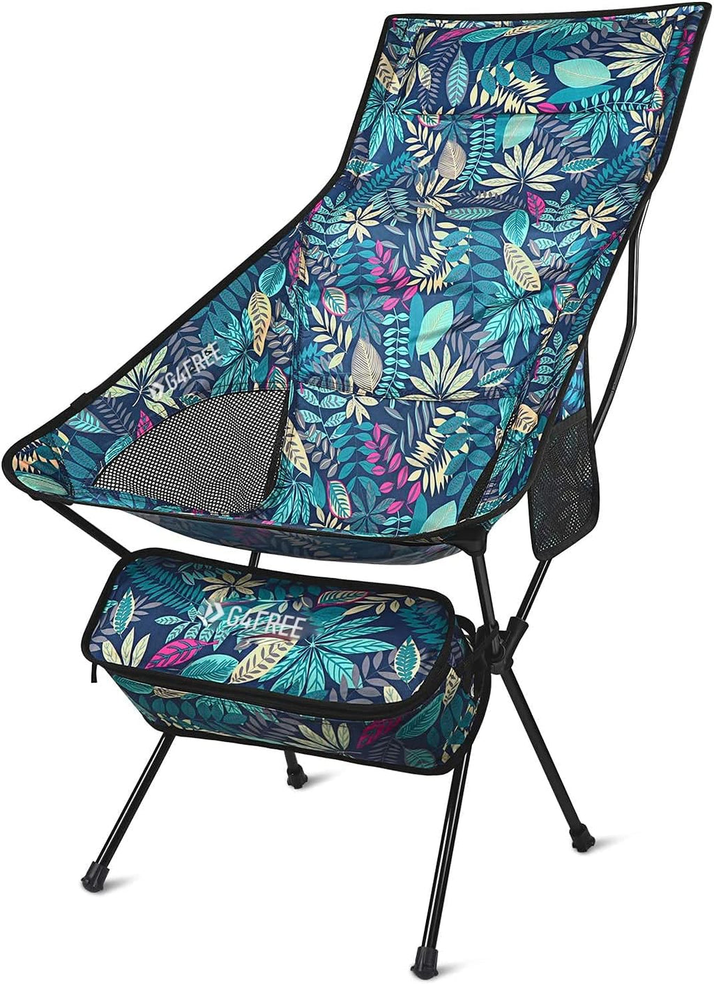 Lightweight Portable High Back Camping Chair with Headrest & Pocket G68516
