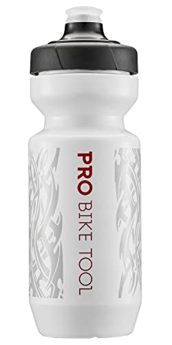 Bike Water Bottle 550 ml 19 oz Soft Silicone Mouthpiece Fast Flow Valve C472302