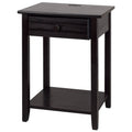 Espresso Nightstand with USB Port A850383