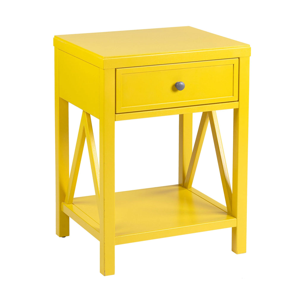 Acacia Wood End Table A10757