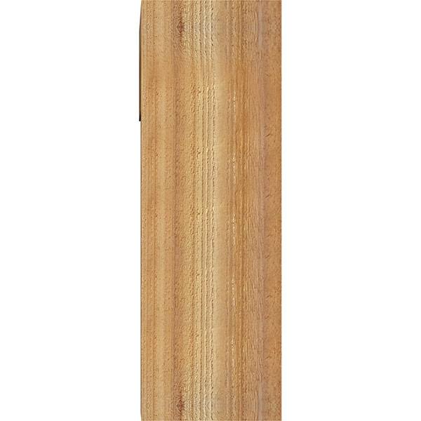 8x22W x 24x22D x 24x22H Rough Sawn Bracket with Offset Brace, Western Red Cedar V28733