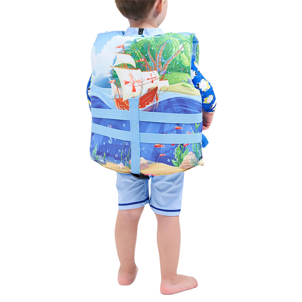 Cartoon Swim Vest with Adjustable Safety Strap Q759737