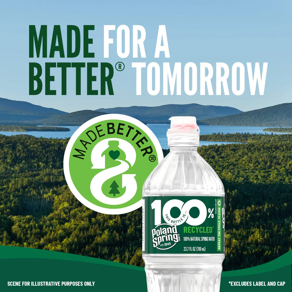 16.9-ounce Natural Spring Water Plastic Bottles (Pack of 28) C92777