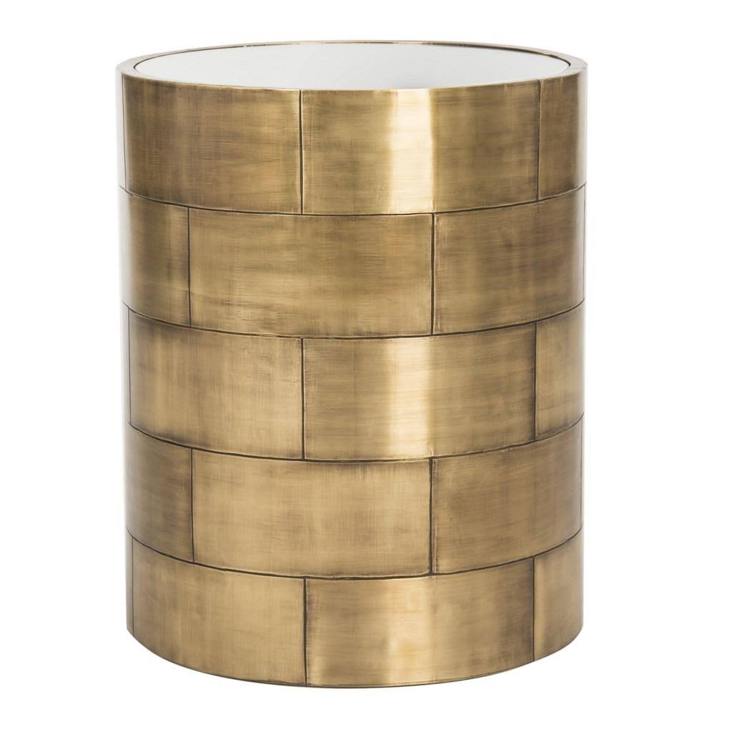 Brass Round Side Table M821