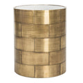 Brass Round Side Table M821