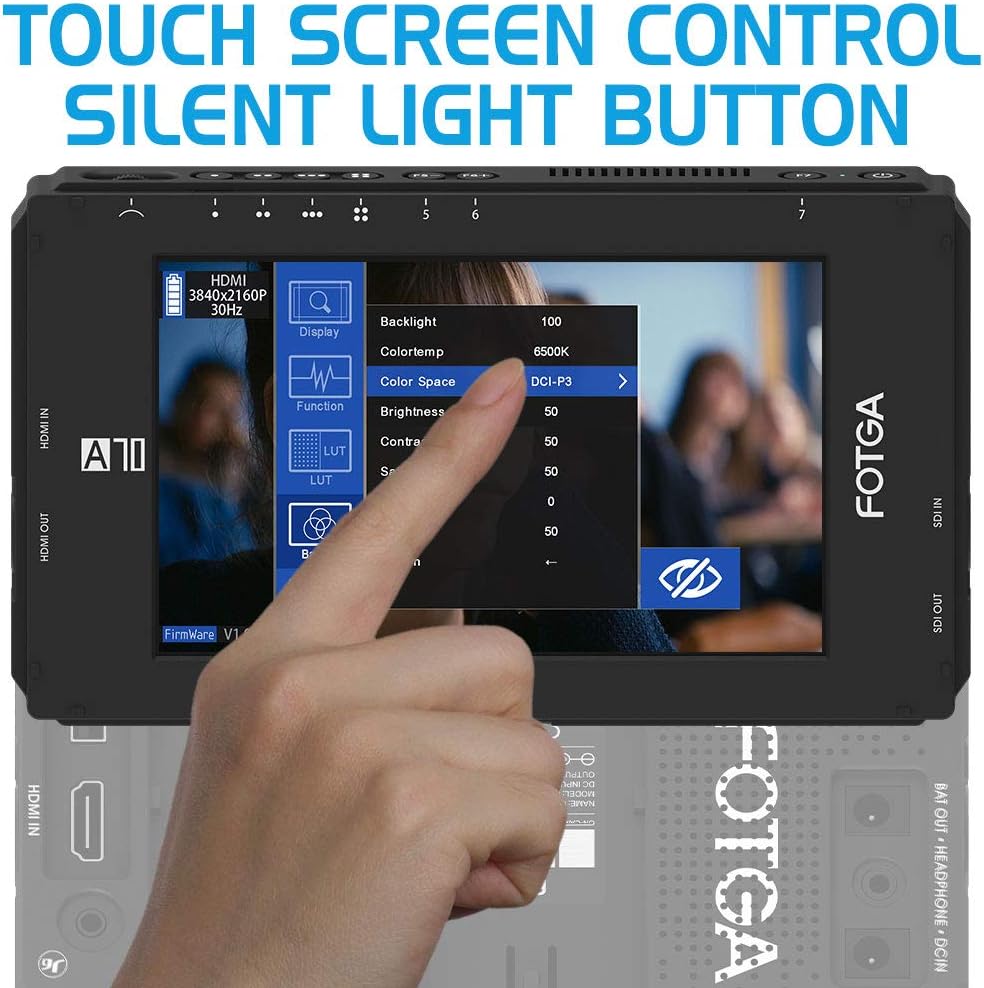 7 Inch FHD IPS Touch Screen Field Monitor with HDMI 4K Input/Output S133