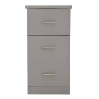 White Alder 3-Drawer Vertical Filing Cabinet O7622