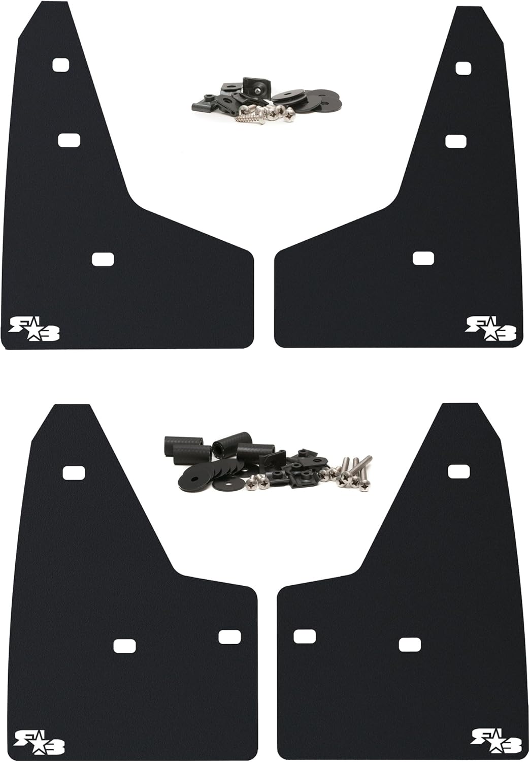 Black Mud Flaps Set of 4 C3987