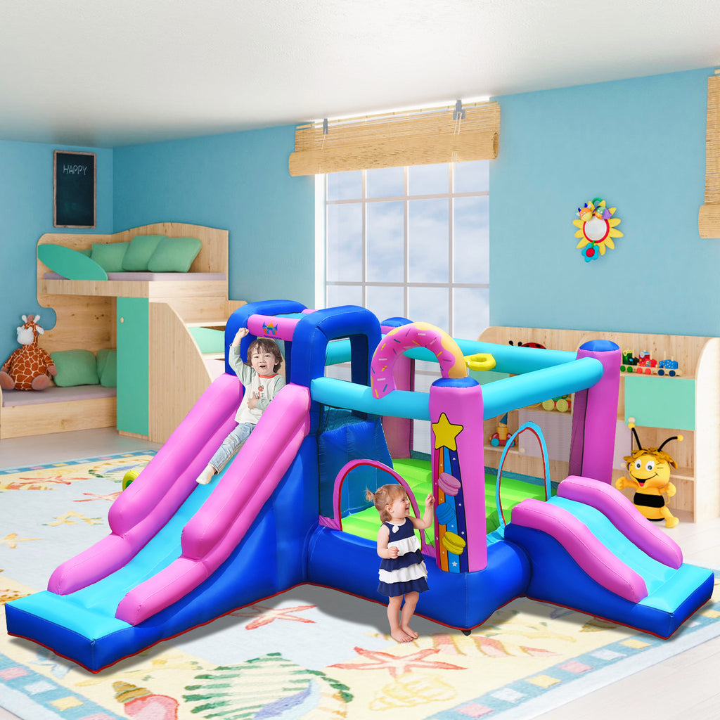 Inflatable Bounce Castle Dual Slides Jumping Bouncer F341790