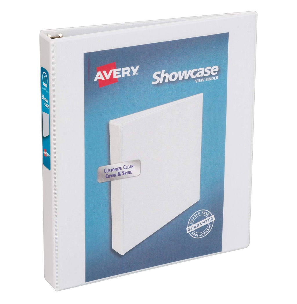 White Binder with 1 inch Round Ring K638