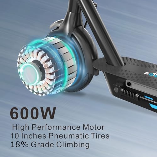 Electric Scooter with 10" tire, Foldable, 25 Mph, 31 Miles Range I8008