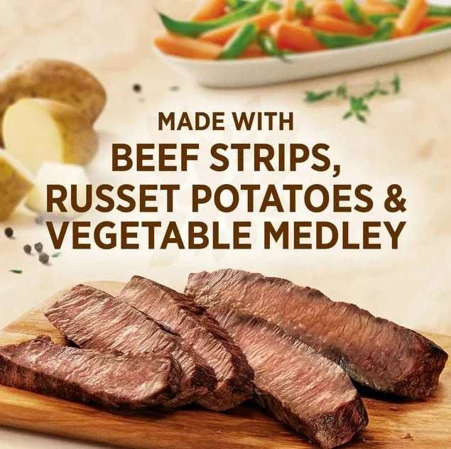 9.5 oz Frozen Beef Merlot Meal, Pack of 6 L36882
