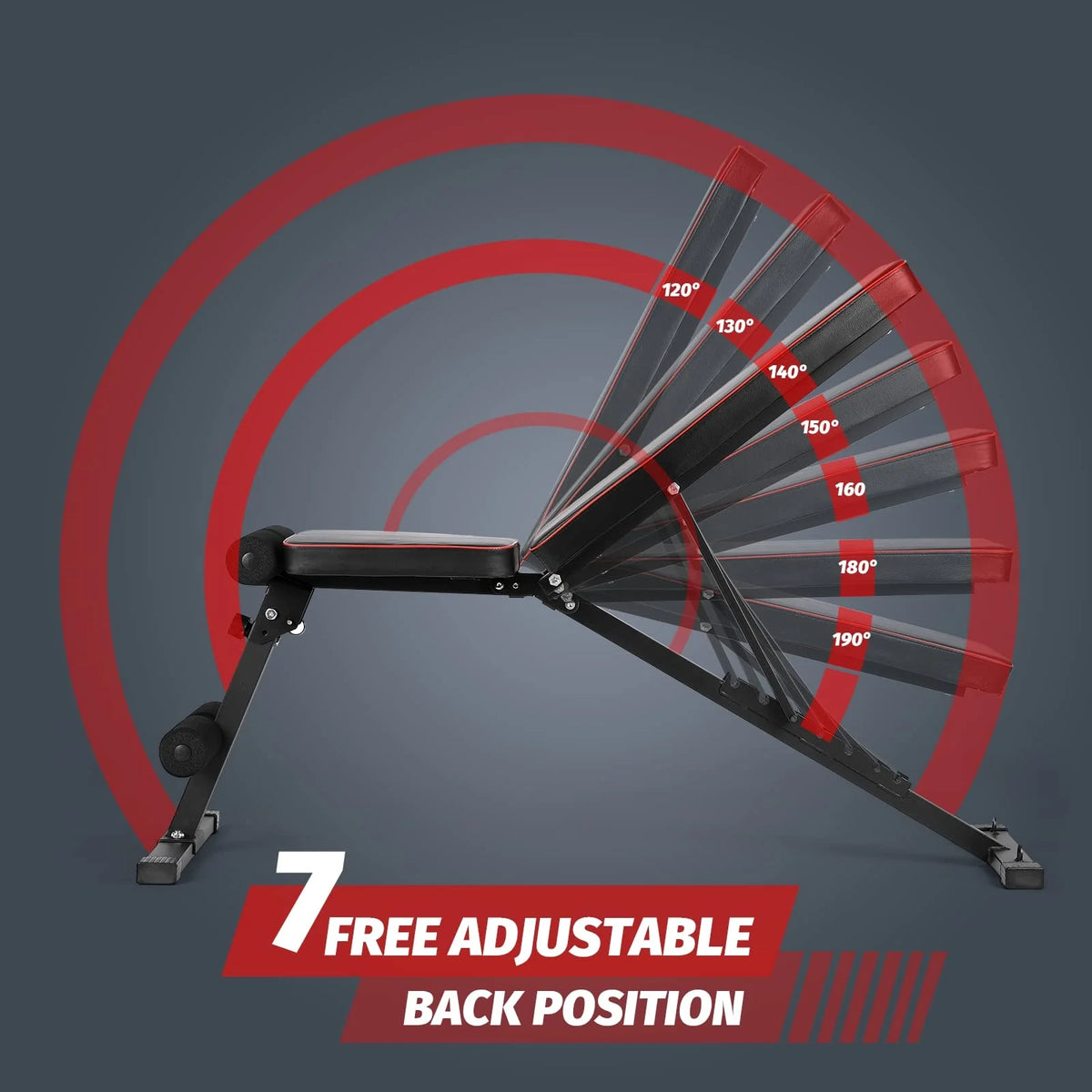 Adjustable Incline Decline Foldable Weight Bench Z632