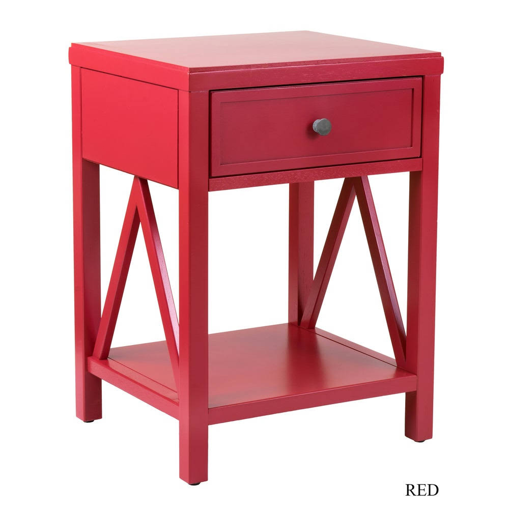 Acacia Wood End Table A10757